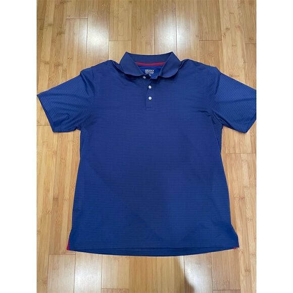 Brooks Brothers Other - Brooks Brothers Men's XL Blue Striped Short Sleeve Polo Shirt Casual